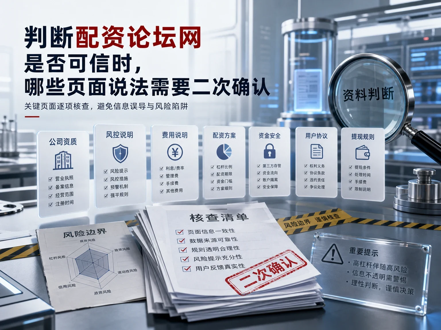 判断配资论坛网是否可信时，哪些页面说法需要二次确认 插图