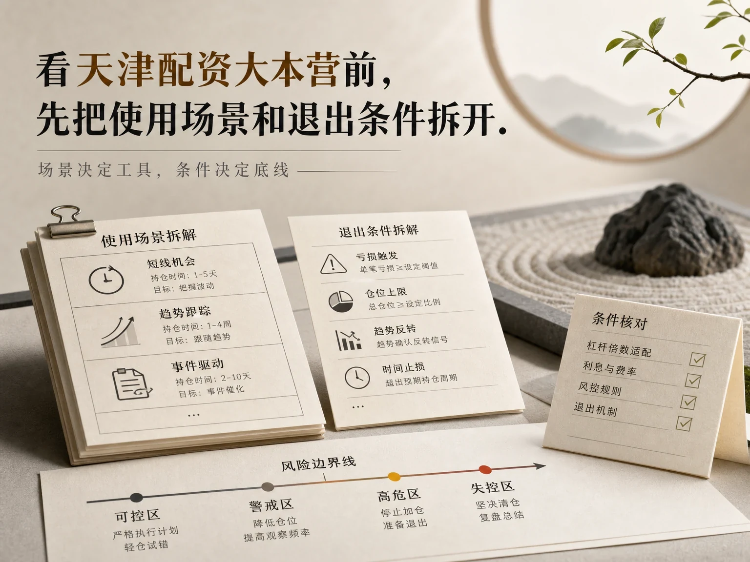 看天津配资大本营前，先把使用场景和退出条件拆开 插图