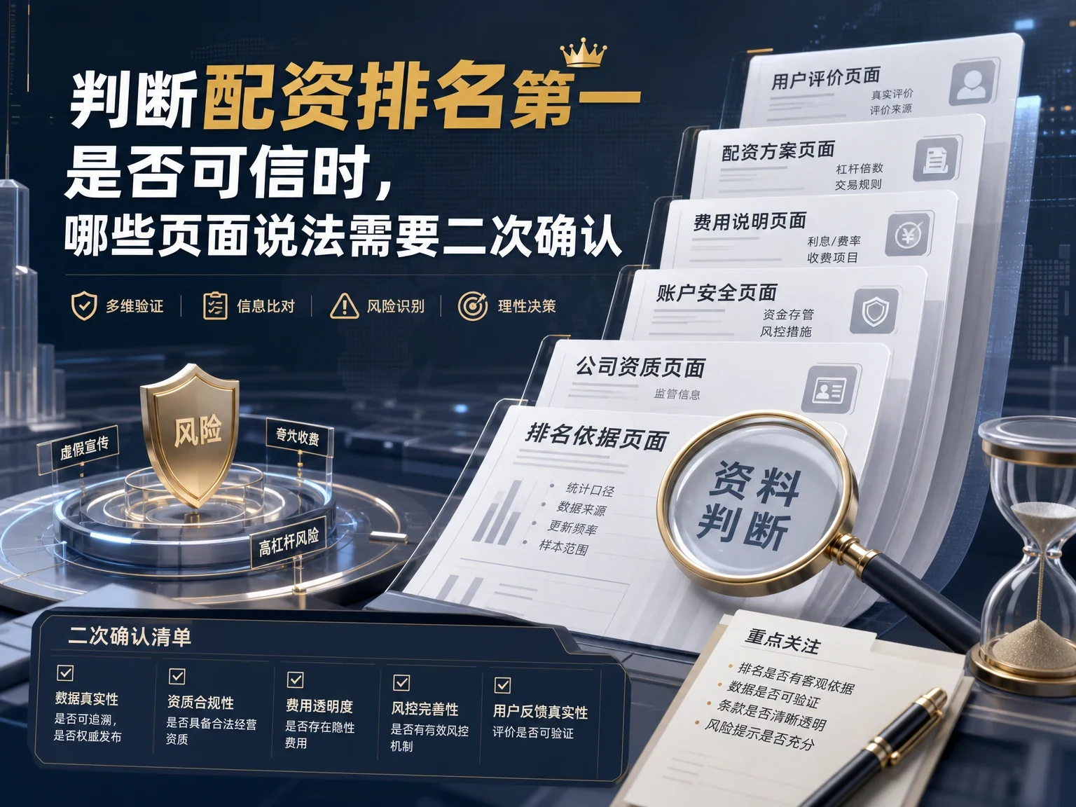 判断配资排名第一是否可信时，哪些页面说法需要二次确认 插图