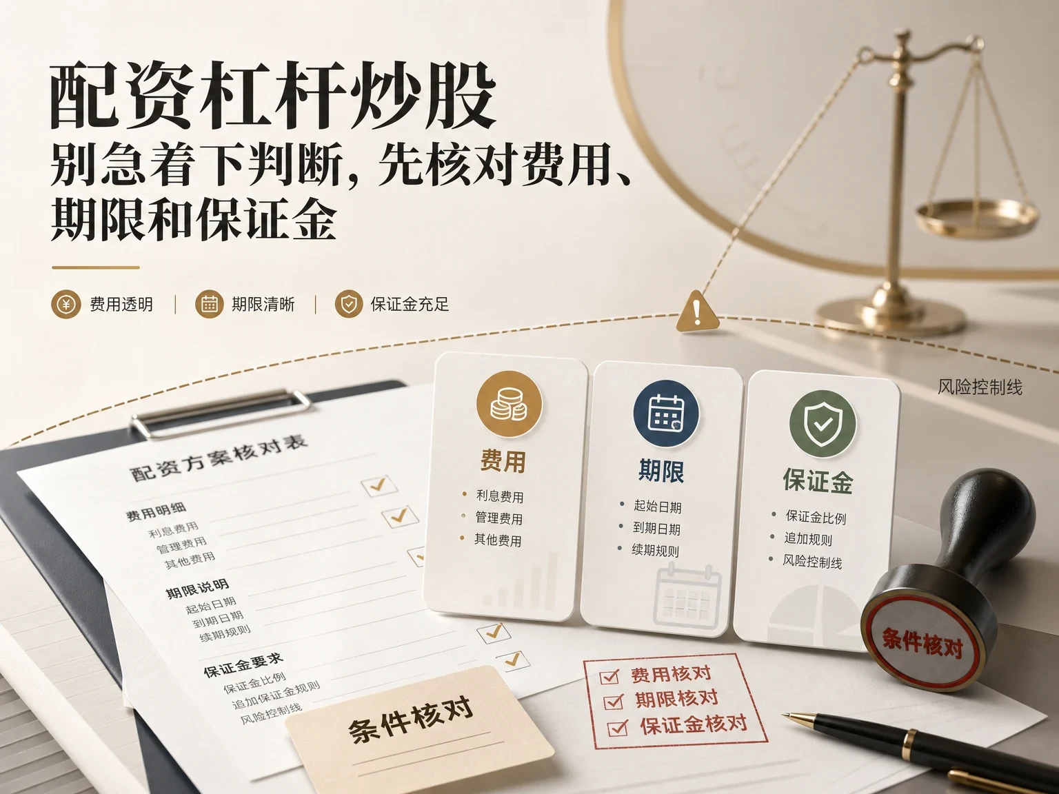 配资杠杆炒股别急着下判断，先核对费用、期限和保证金 插图